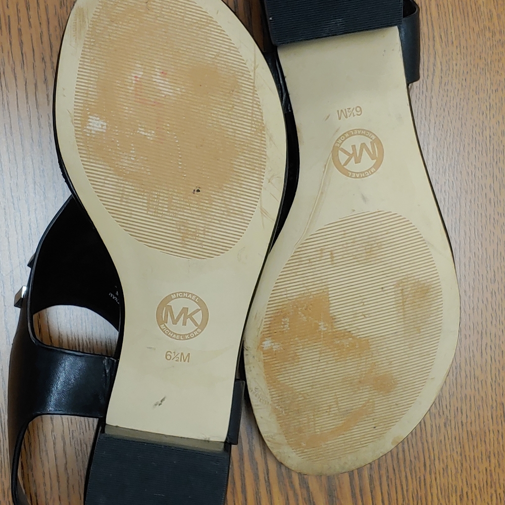 Black Michael Kors sandals